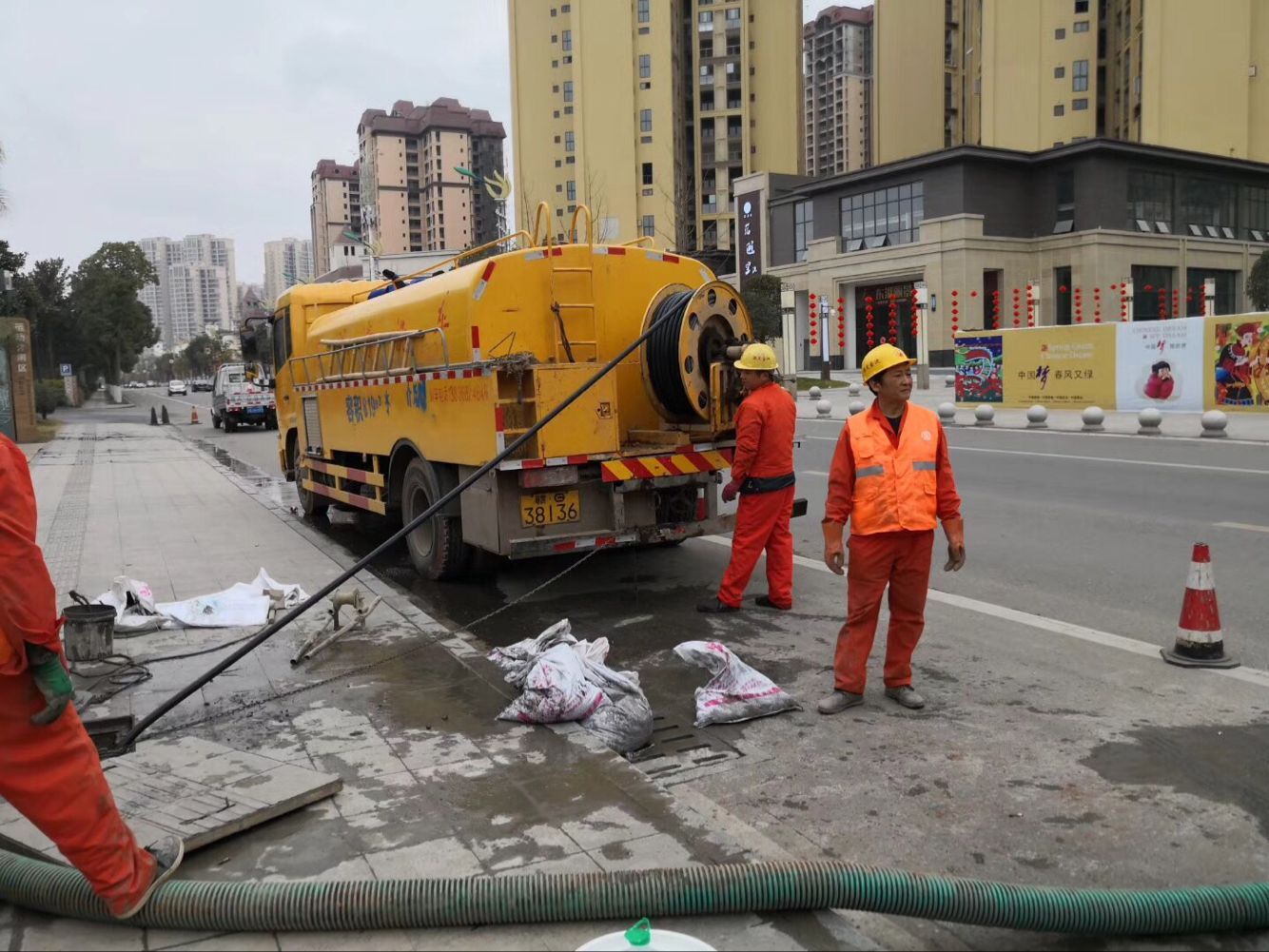 余江排污管道清淤-管道清洗
